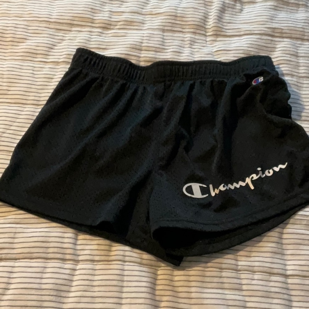 Black champion shorts